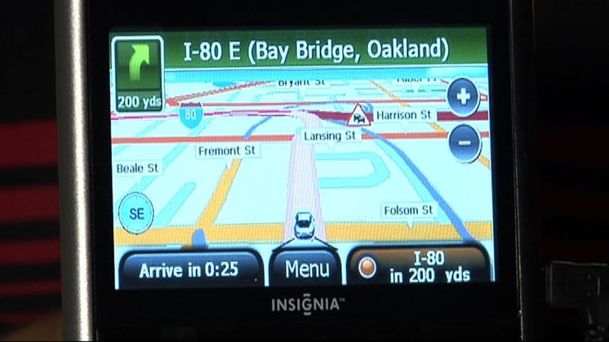 Insignia NS-CNV43 internet connected GPS