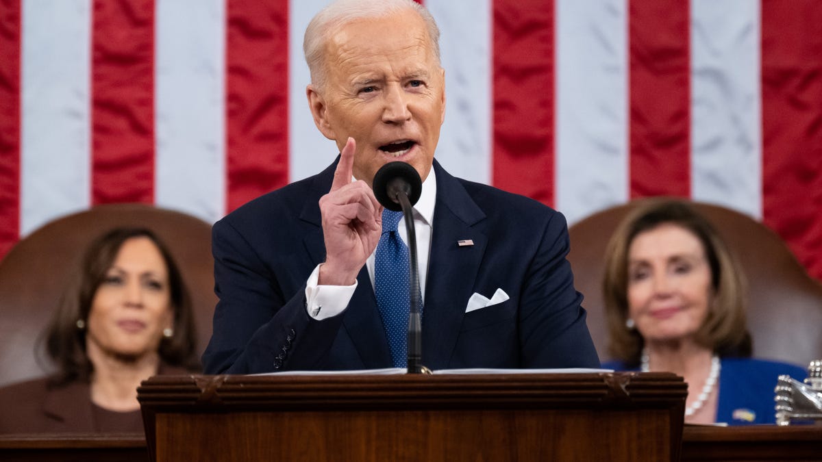 President Joe Biden during his 2022 State of the Union address