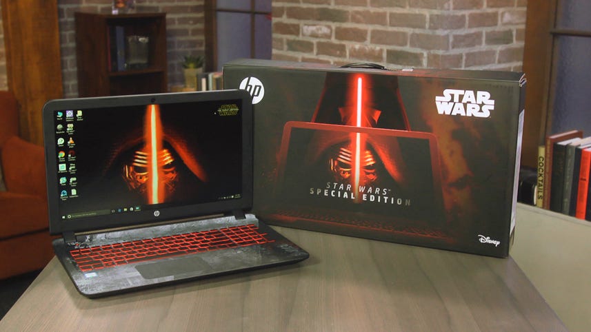 HP's Star Wars laptop takes you to the Dark Side, for less.