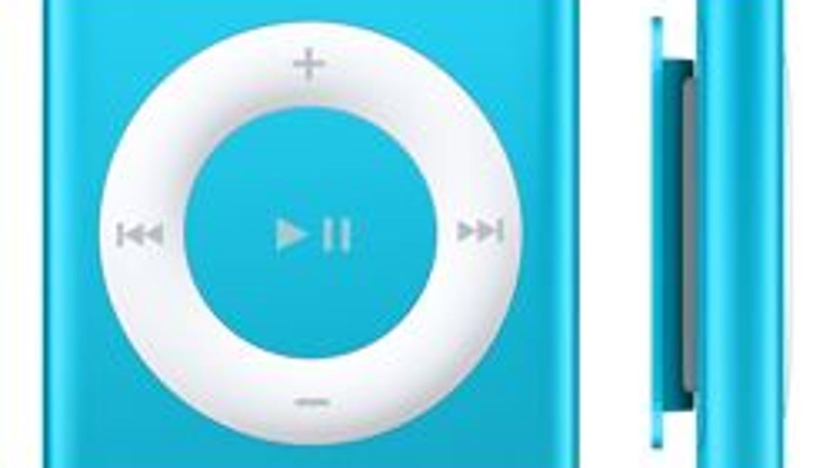 MP3 players don't get much smaller than the iPod Shuffle.