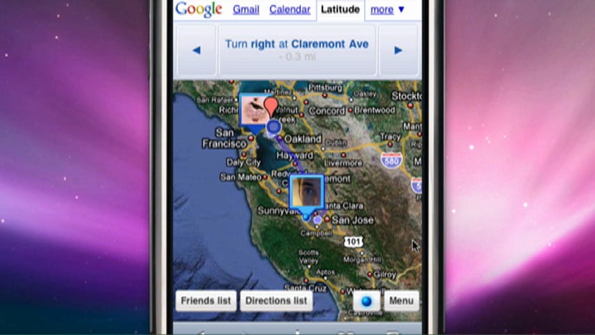 Google Latitude for iPhone