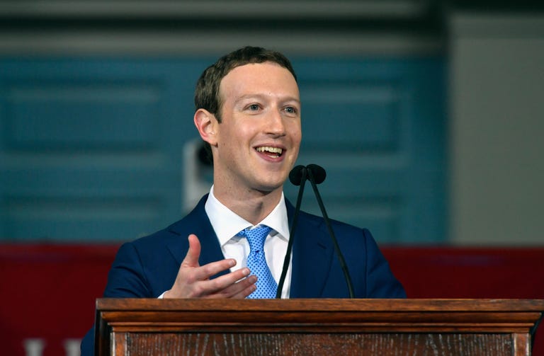 Facebook Founder Mark Zuckerberg Delivers Commencement Address At Harvard