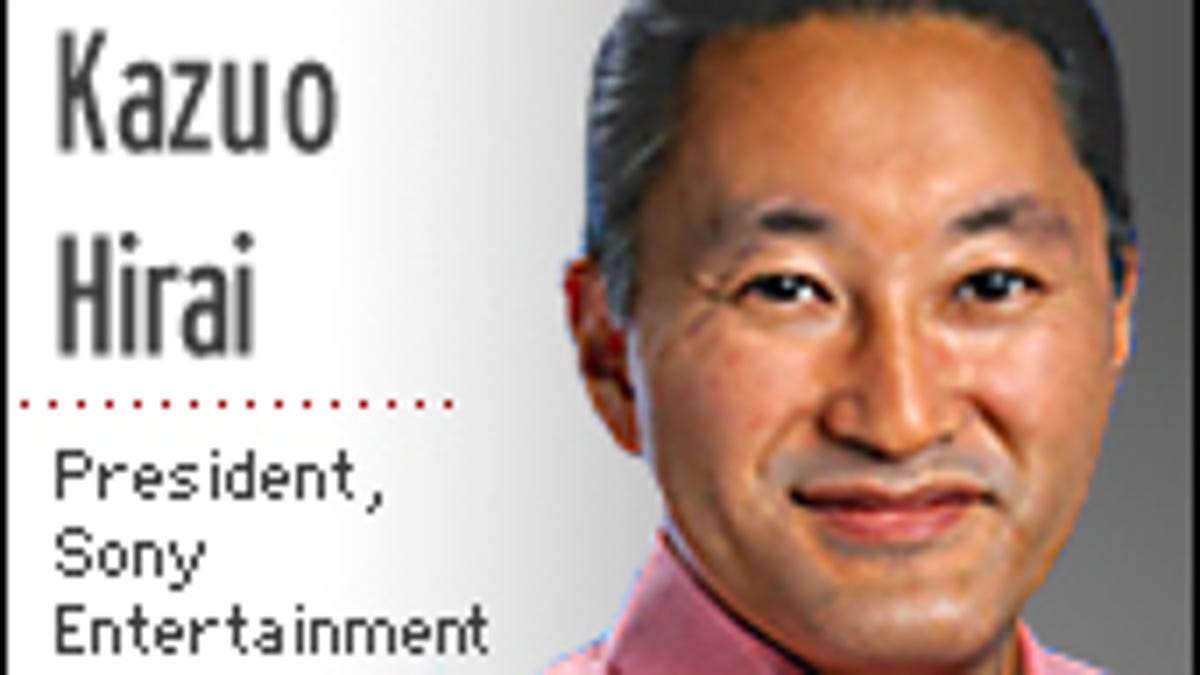 Sony Entertainment President: Kazuo Hirai