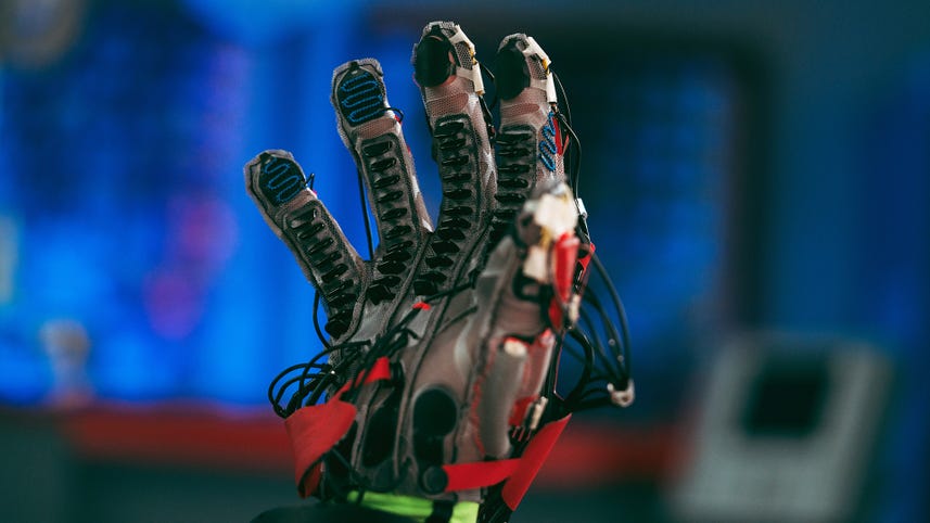 Meta's future vision for VR haptic gloves