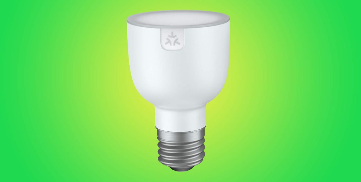 Matter smart device logo on a networked light bulb