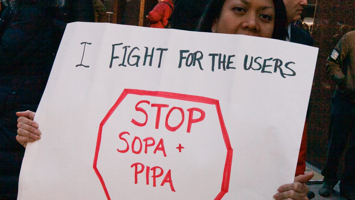 SOPA protest