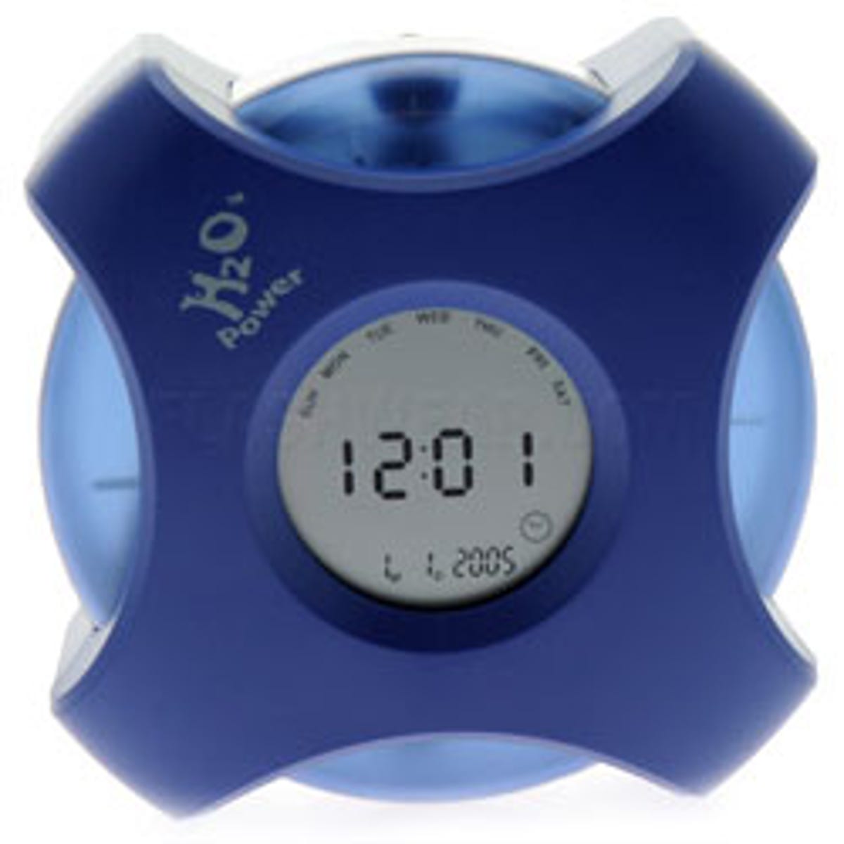 Water-powered alarm clock