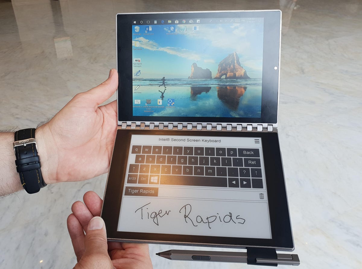 Intel's Tiger Rapids, a dual-screen laptop concept
