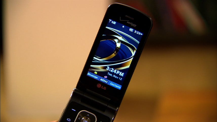 Verizon's stylish LG Exalt flip phone
