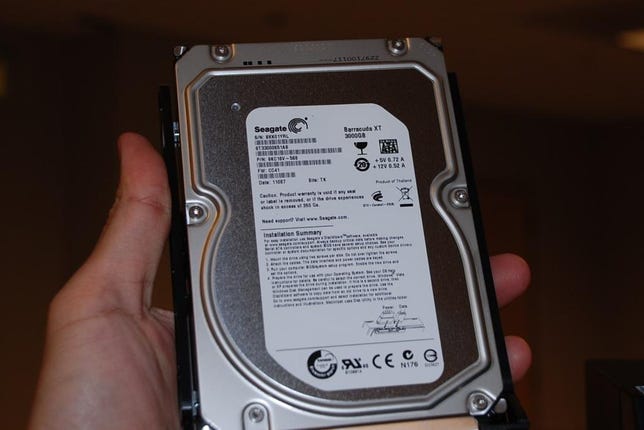 The new servers are preloaded with Seagate's highest-capacity internal hard drives, the 3TB Baracuda XT.