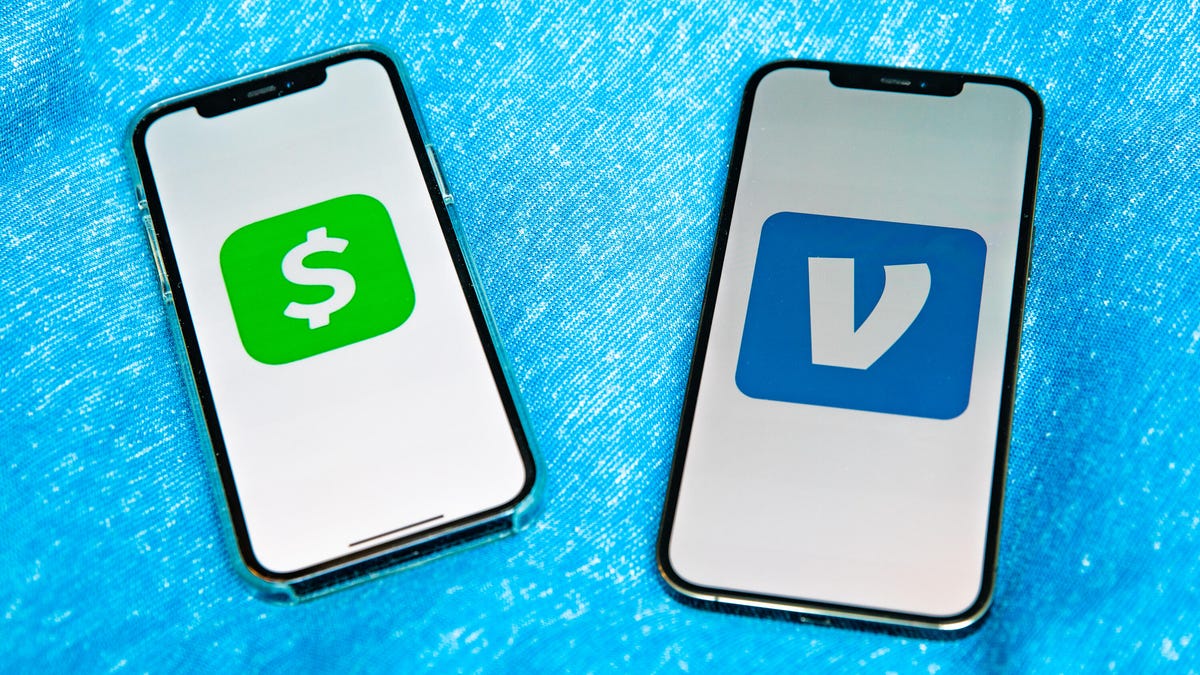 Aplicativo de pagamento móvel como Venmo e Cash App