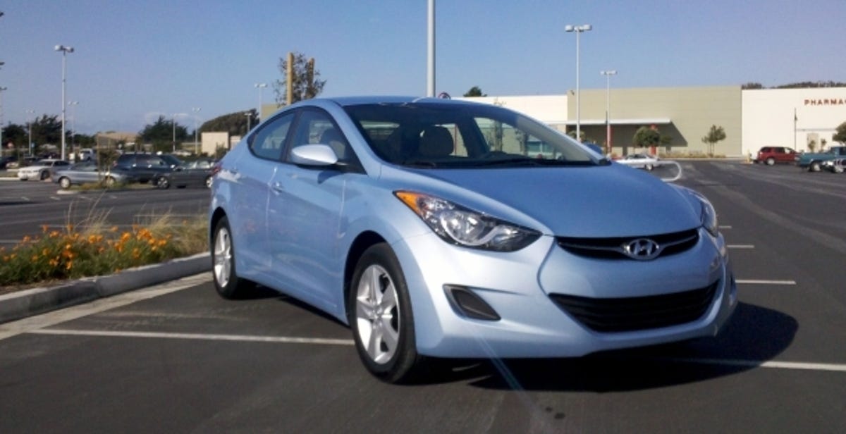 The 2011 Hyundai Elantra features an aggressive front end and athletic proportions.