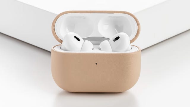 The Nomad Modern Leather case for AirPods Pro 2 comes in 4 color options