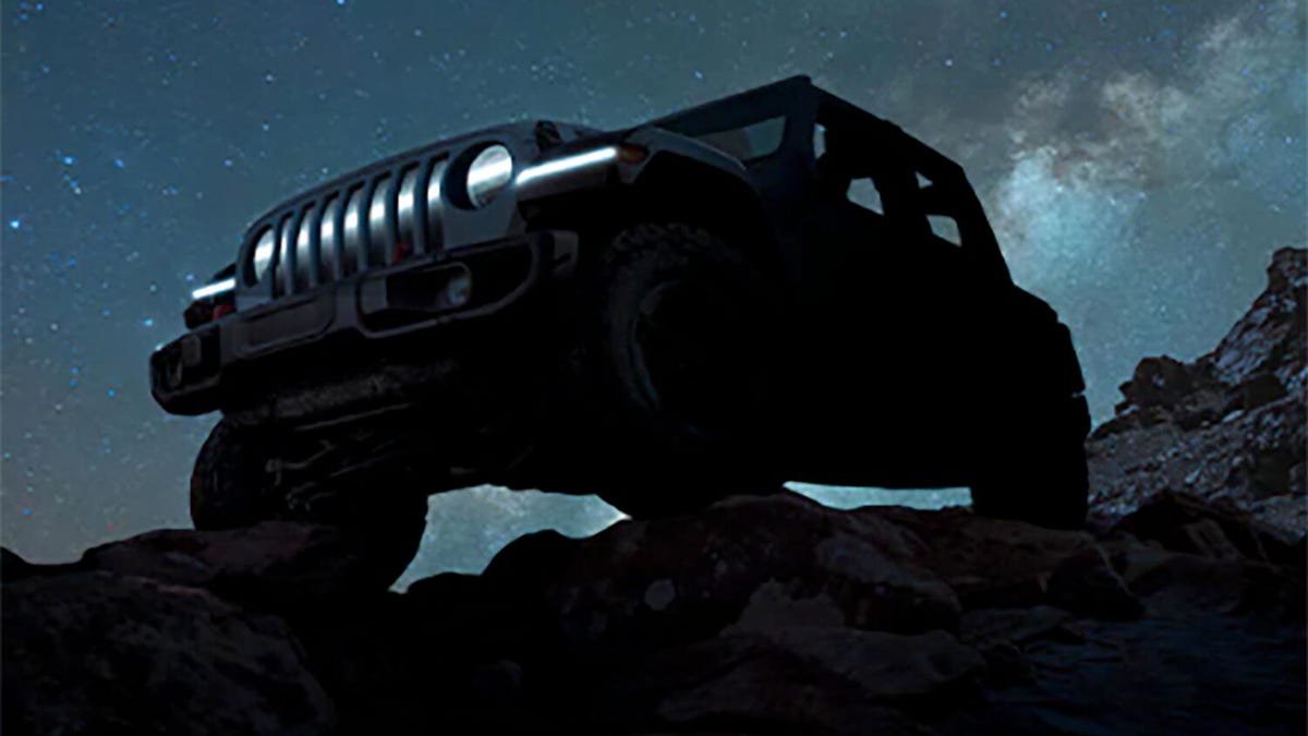 Jeep Wrangler EV concept teaser
