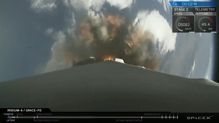 SpaceX launches 7 satellites in one mission
