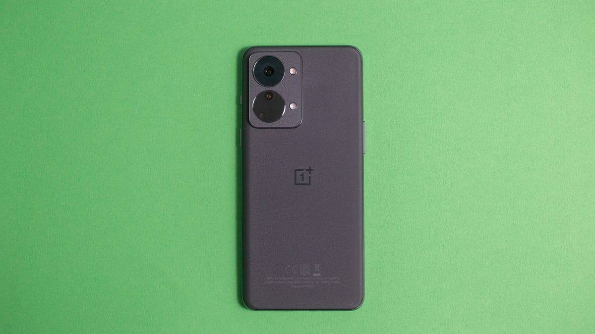 The back of the OnePlus Nord 2T
