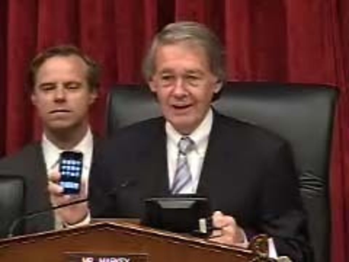Rep. Ed Markey, a Massachusetts Democrat who says he is "concerned about the threat to consumers' privacy posed by electronic monitoring software on mobile phones, such as the software developed by Carrier IQ."