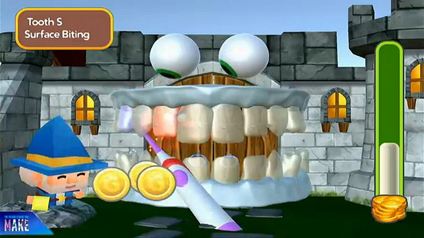 Grush your teeth: Kids show how this toothbrush turns brushing into gaming