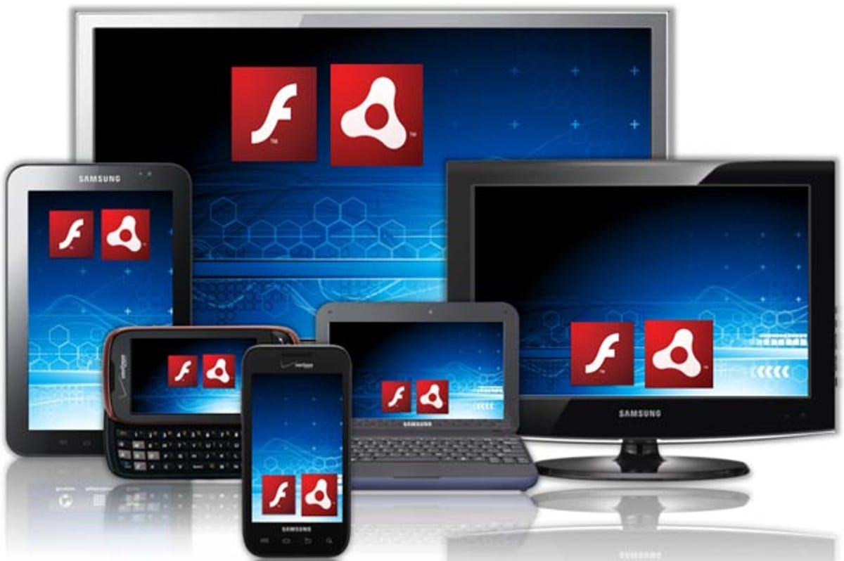Adobe wants to spread Flash and AIR to a multitude of computing devices.