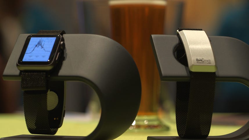 Track how drunk you are constantly with this Apple Watch strap