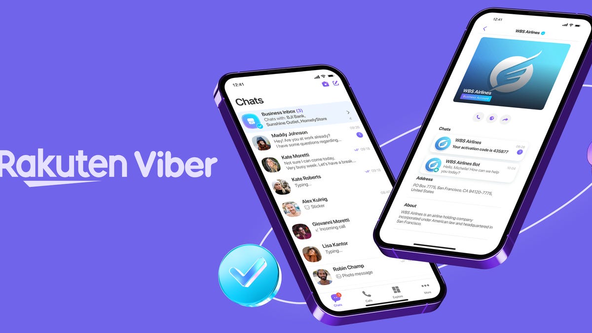 Business chats on the Rakuten Viber app