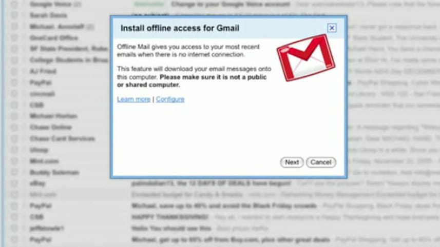 Read Gmail offline