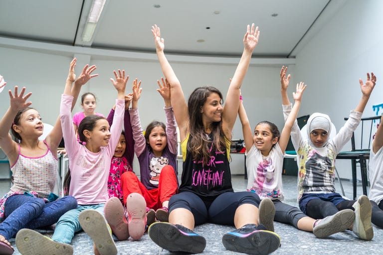 Joining these girls in their dance class was a heartwarming experience.