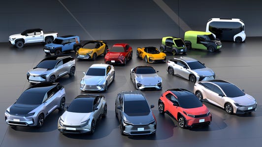 Toyota EV lineup