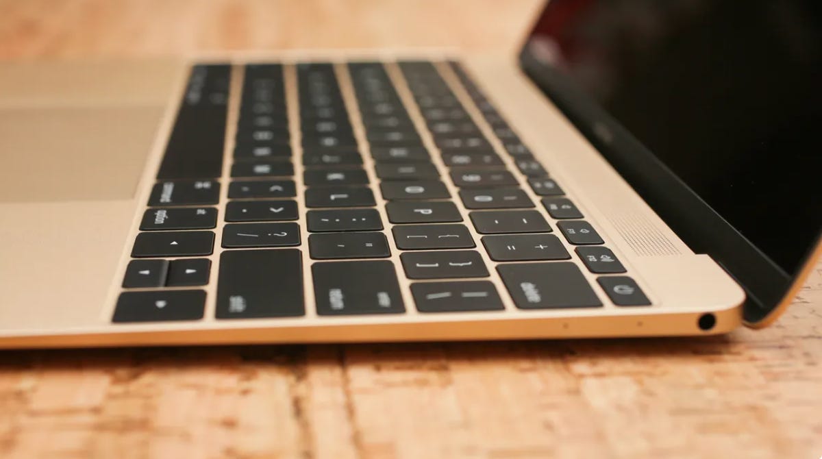 Apple MacBook with butterfly keyboard