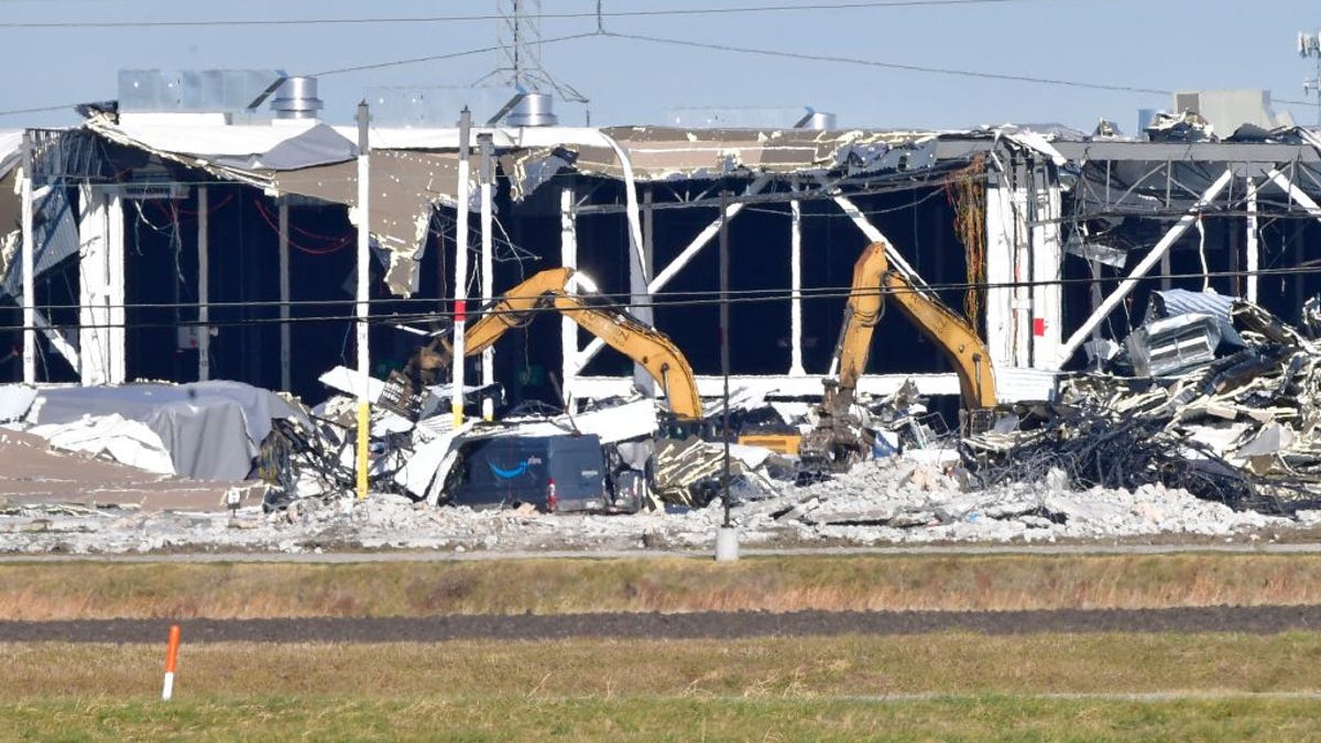 Amazon warehouse collapse (Getty)