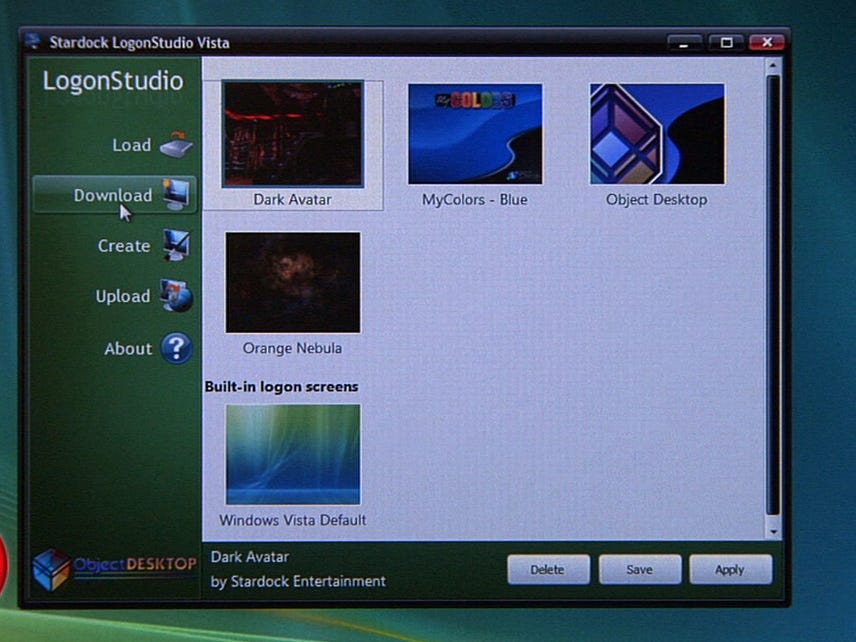 Customize your Windows Vista log-on screen
