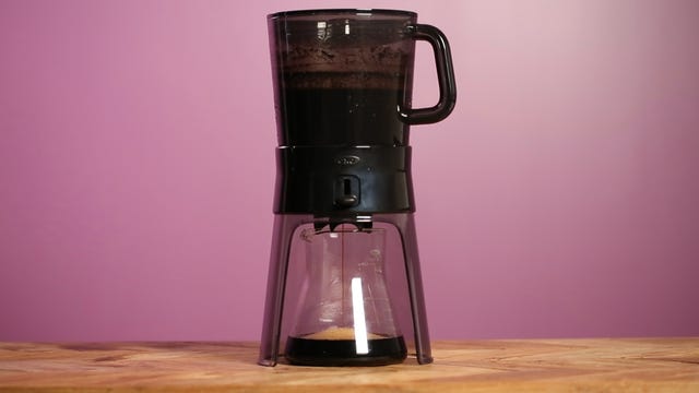 A cold-brew coffee maker on a table