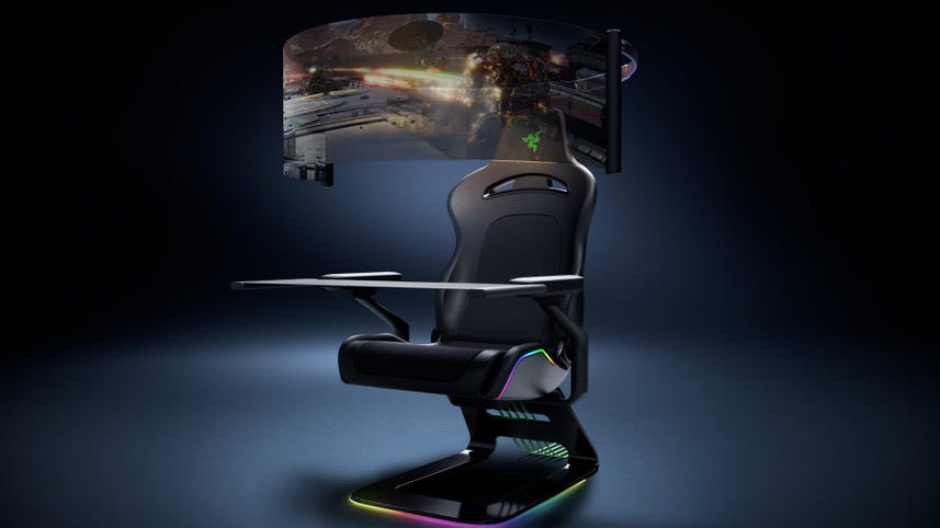 Razer's CES 2021 concept pieces are a smart mask and the world's craziest gaming chair