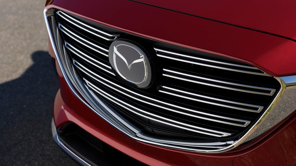 Mazda grille with logo