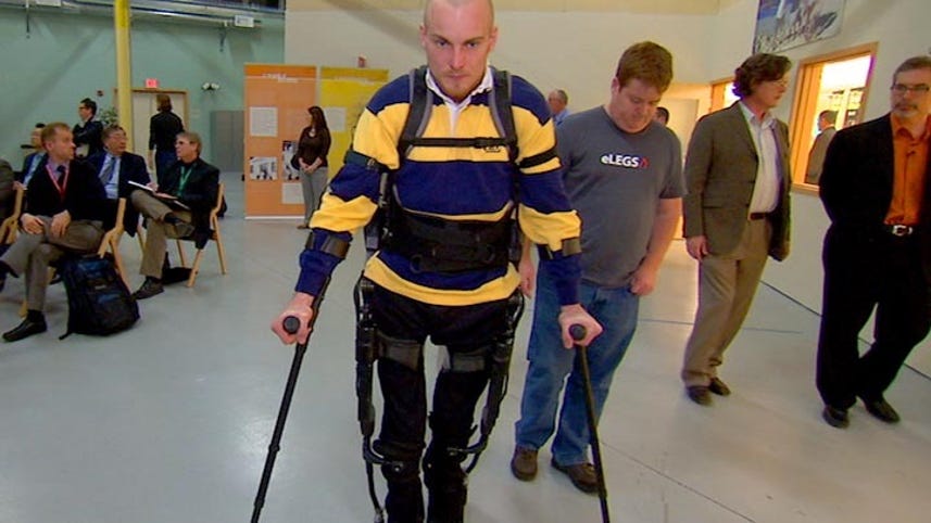 Robotics help the paralyzed walk