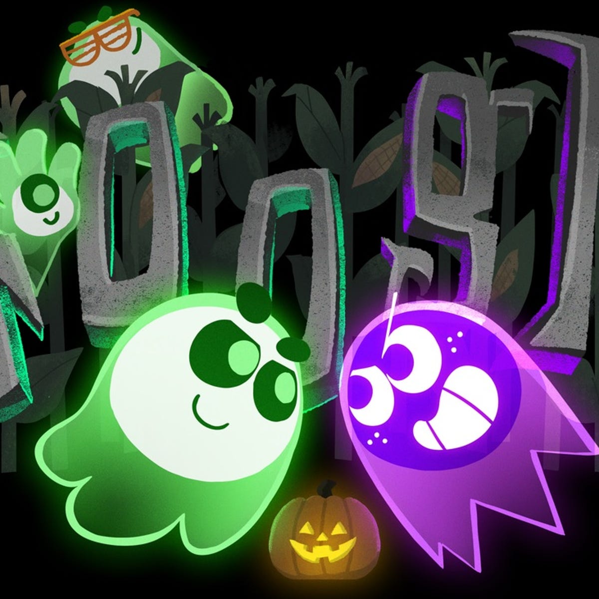 Google Scares Up New Great Ghoul Duel Doodle for Halloween - CNET