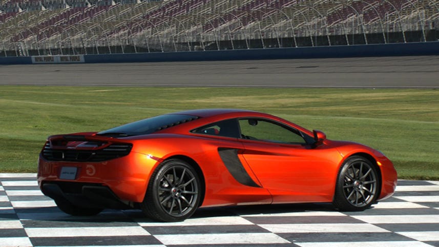 Take a ride on the McLaren MP4-12C, and hold on tight!