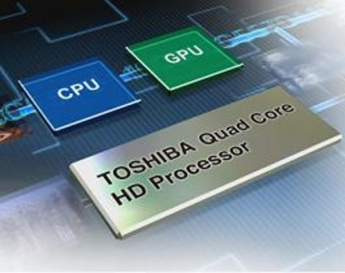 Toshiba SpursEngine processor is offered with the Qosmio G55 laptop
