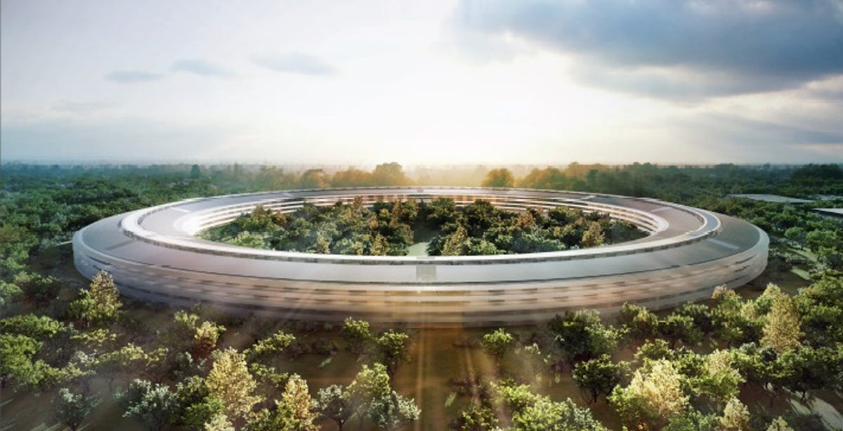 Apple's planned spaceship campus