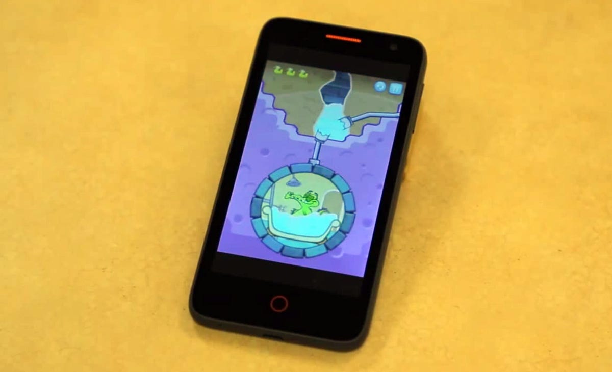 New programming tools in Firefox OS 1.3 enable "Where's My Water" game.