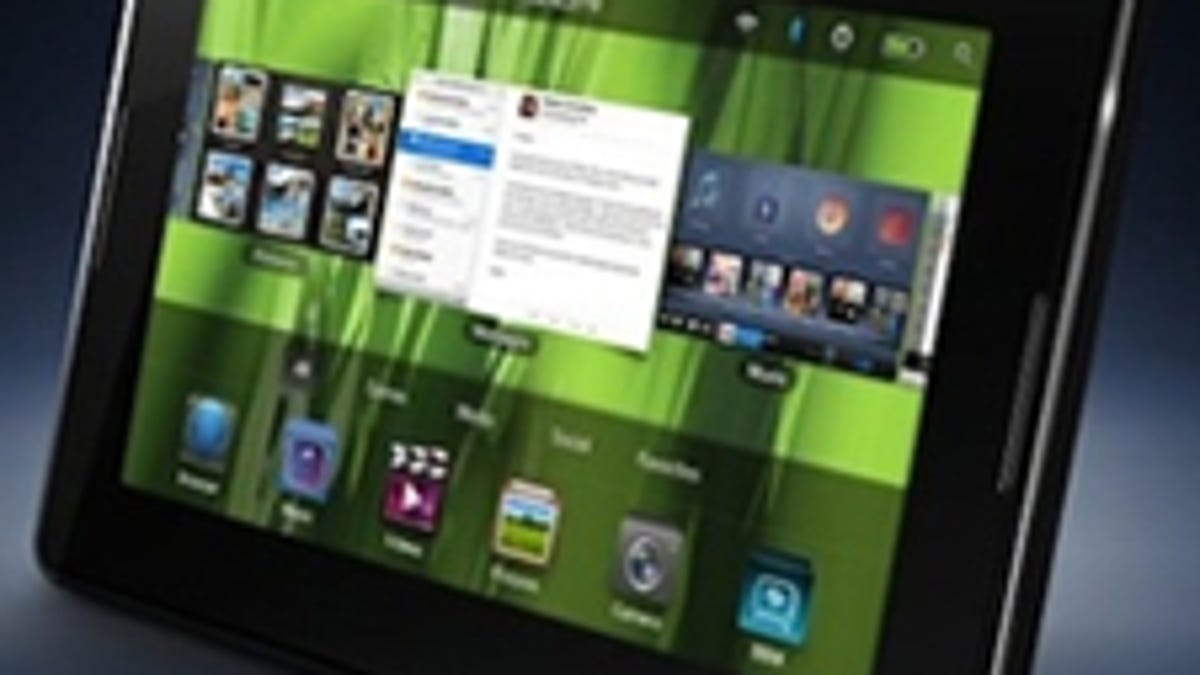 RIM&apos;s PlayBook tablet.