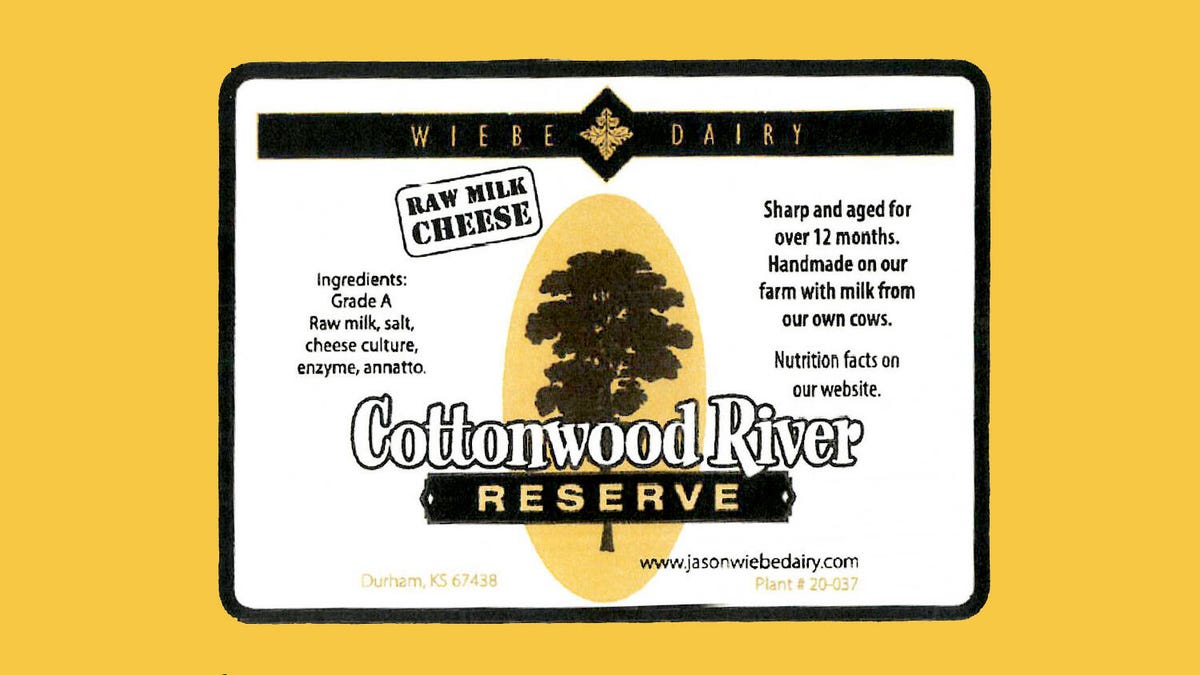 Cottonwood River Reserve is one of the recently recalled cheeses