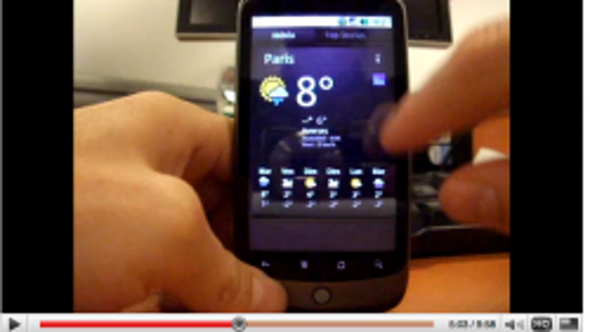 Nexus One video