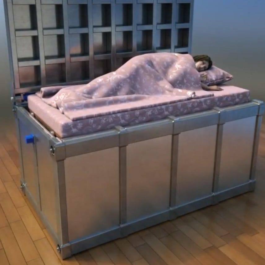 This earthquake bed could save your life