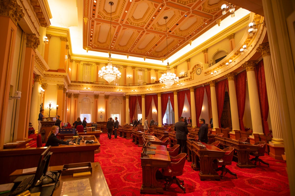California State Senate meeting chamber