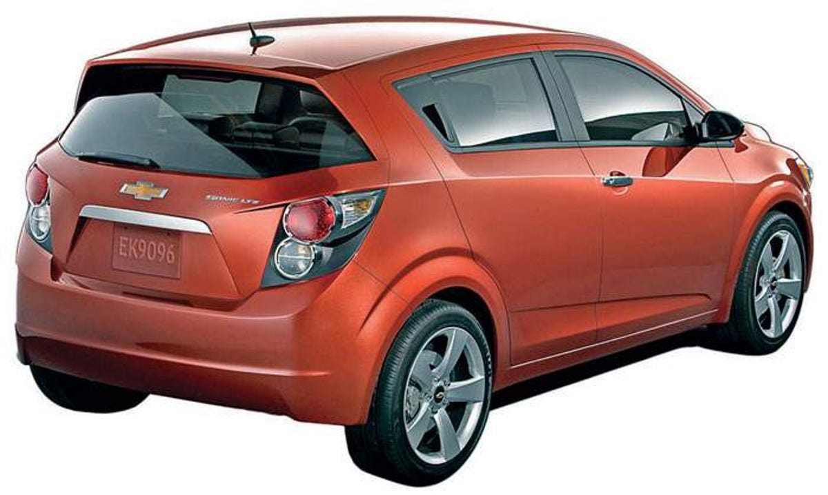 Chevrolet's Sonic will be badged as the Aveo in Japan.