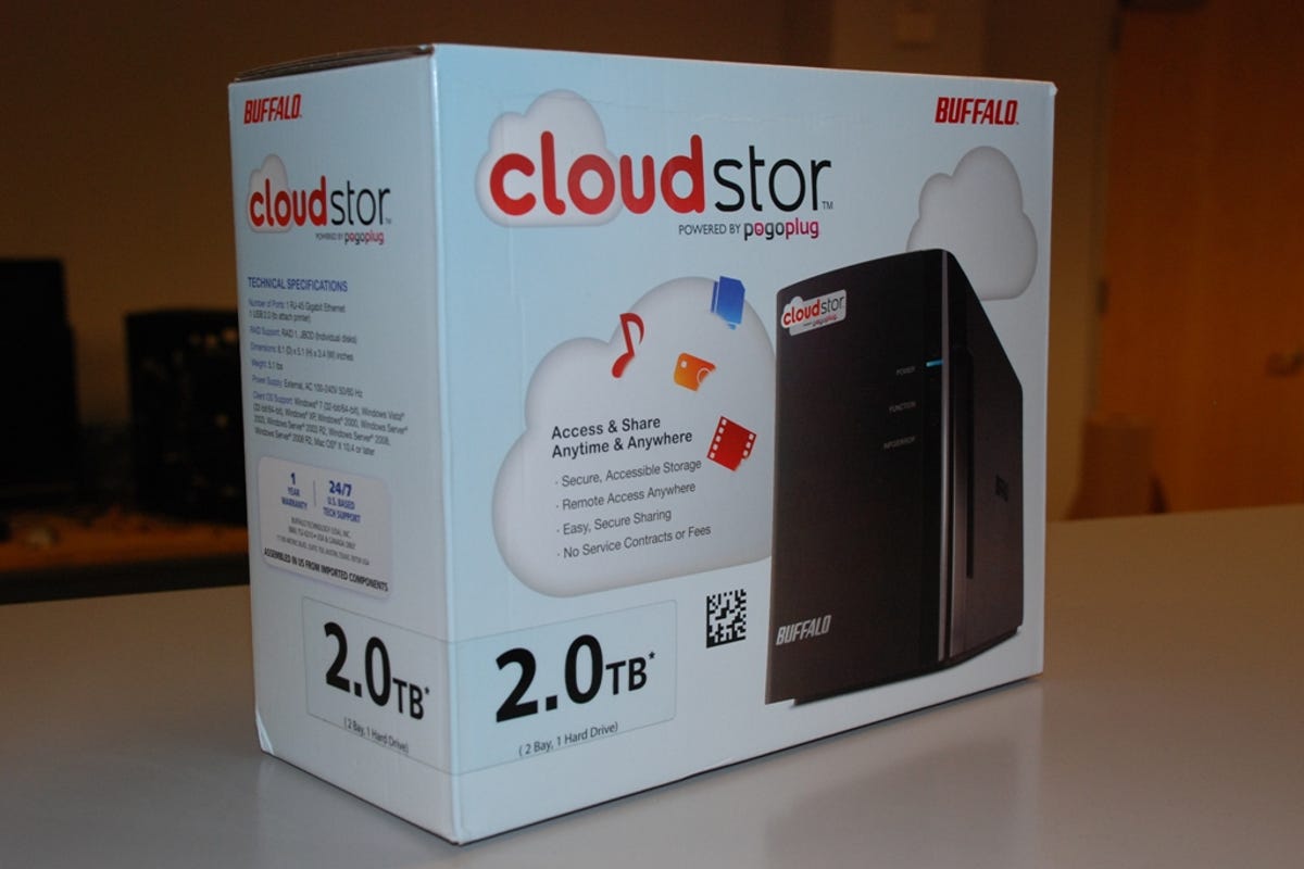 The Buffalo CloudStor Pro is based entirely on the Pogoplug service and requires a live Internet connection to work well.
