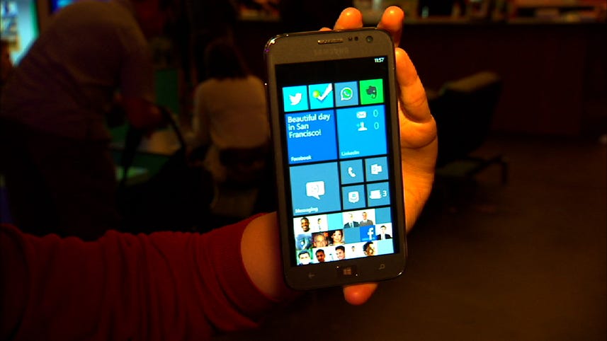 Meet Samsung's premium Windows Phone 8 handset, the Ativ S