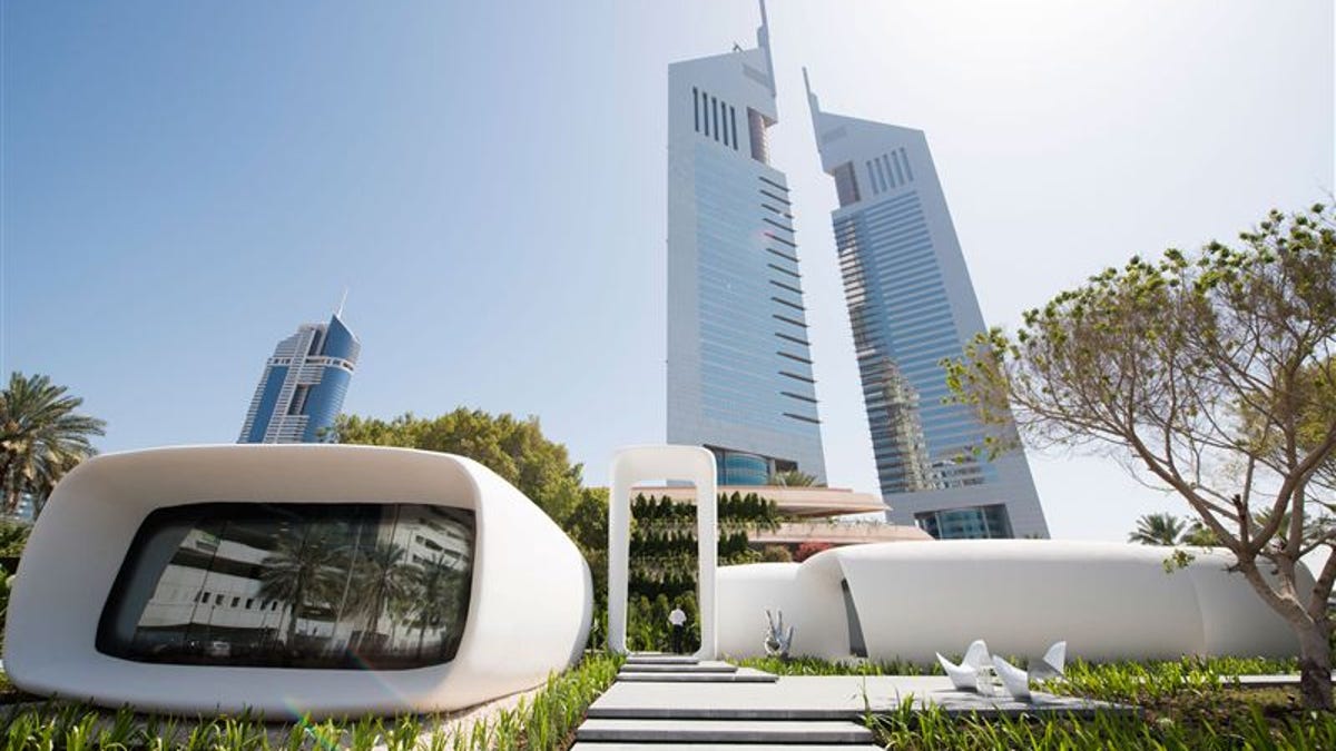 Morgen Tage med Skrøbelig Dubai unveils world's first 3D-printed office building - CNET