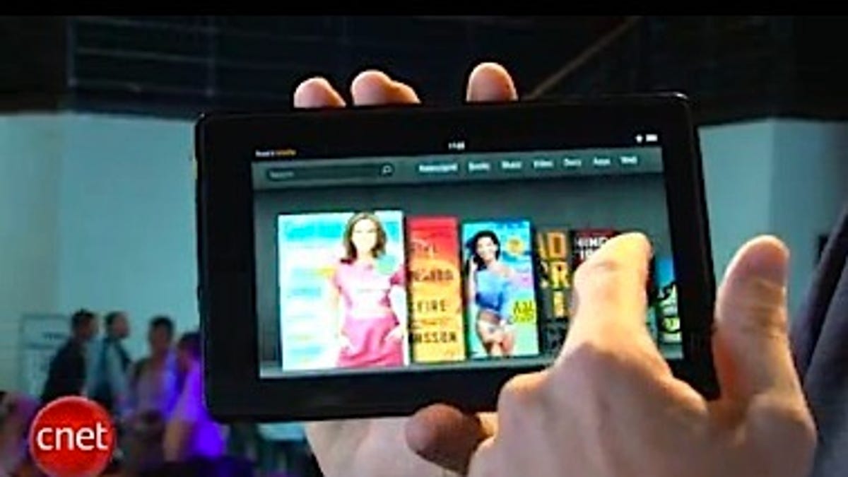 The Google tablet would be in the same size class as Amazon's Kindle Fire tablet.